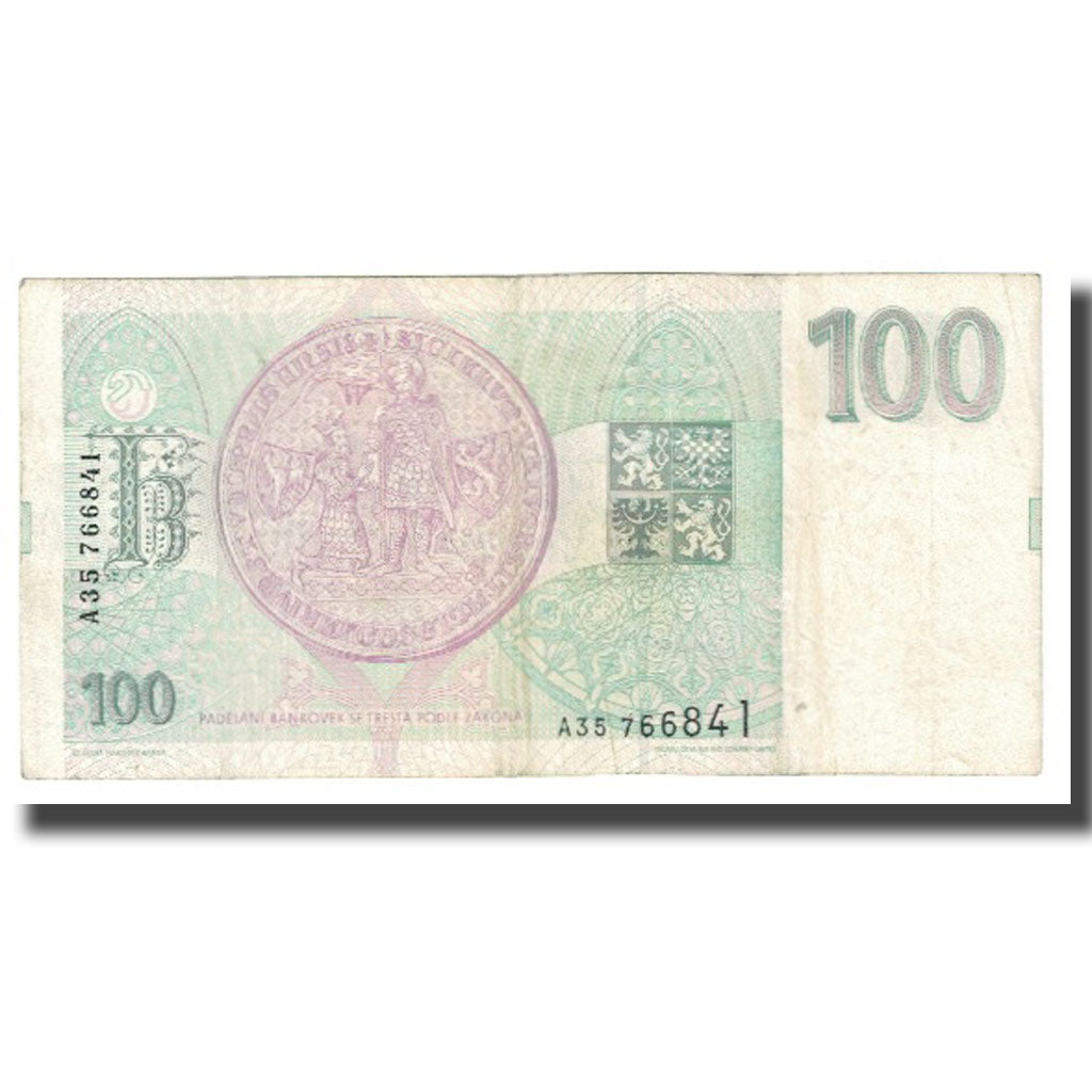 Banknote, Czech Republic, 100 Korun, 1993, KM:18, VF(20-25)