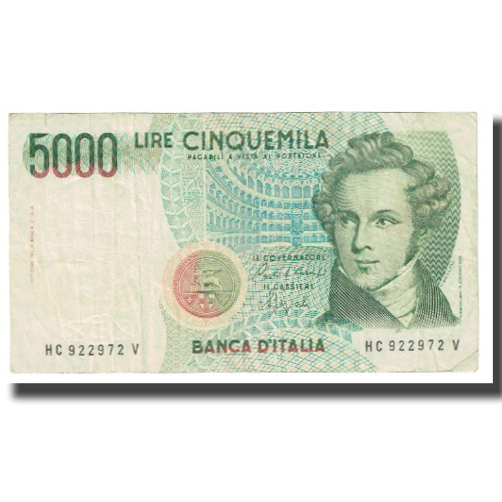 Banknote, Italy, 5000 Lire, 1985, 1985-01-04, KM:111b, VF(30-35)