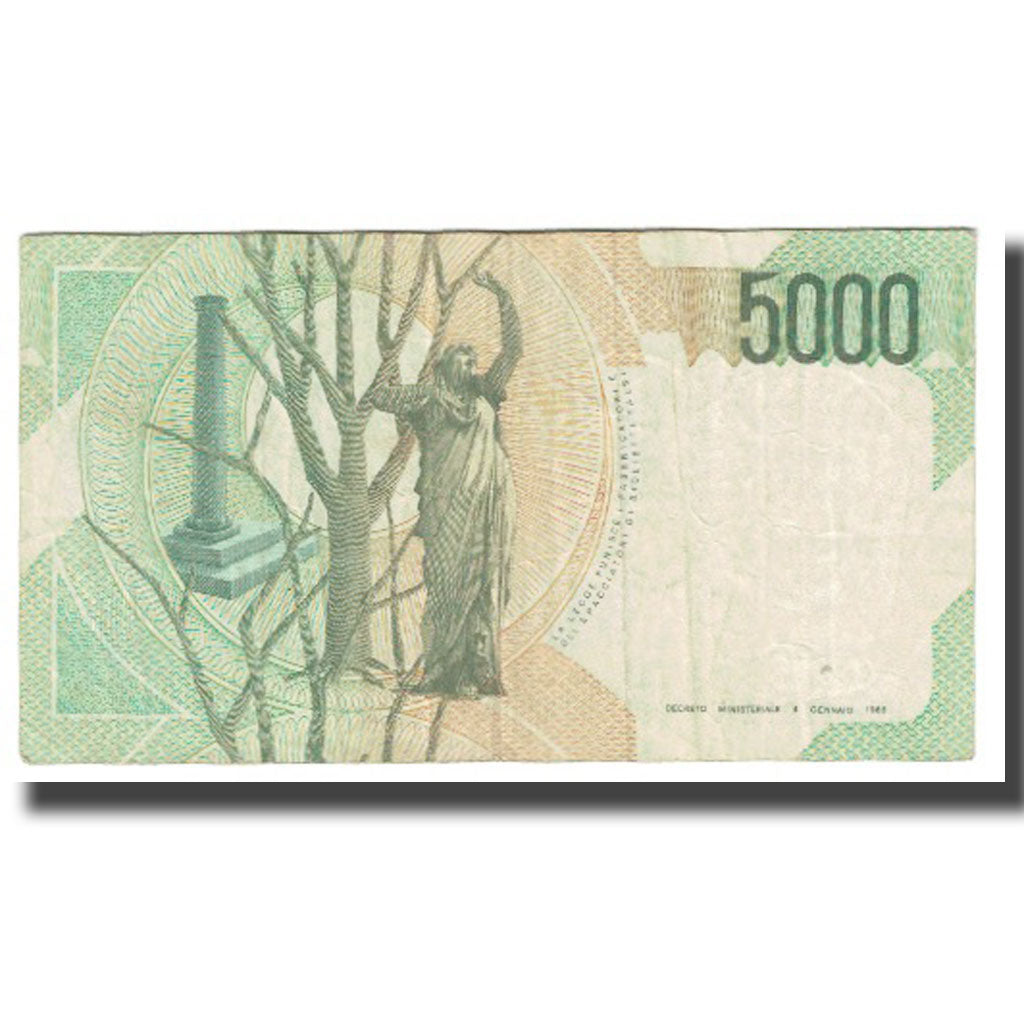 Banknote, Italy, 5000 Lire, 1985, 1985-01-04, KM:111b, VF(30-35)