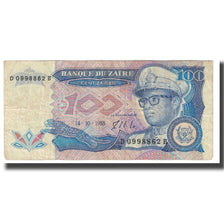 Geldschein, Zaire, 100 Zaïres, 1988, 1988-10-14, KM:33a, S
