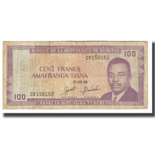 Banknote, Burundi, 100 Francs, 1988, 1988-05-01, KM:37D, VF(20-25)