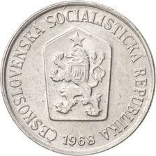 Czechoslovakia, 10 Haleru, 1968, AU(50-53), Aluminum, KM:49.1