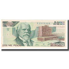Banknote, Mexico, 2000 Pesos, 1987, 1987-02-24, KM:86b, AU(55-58)