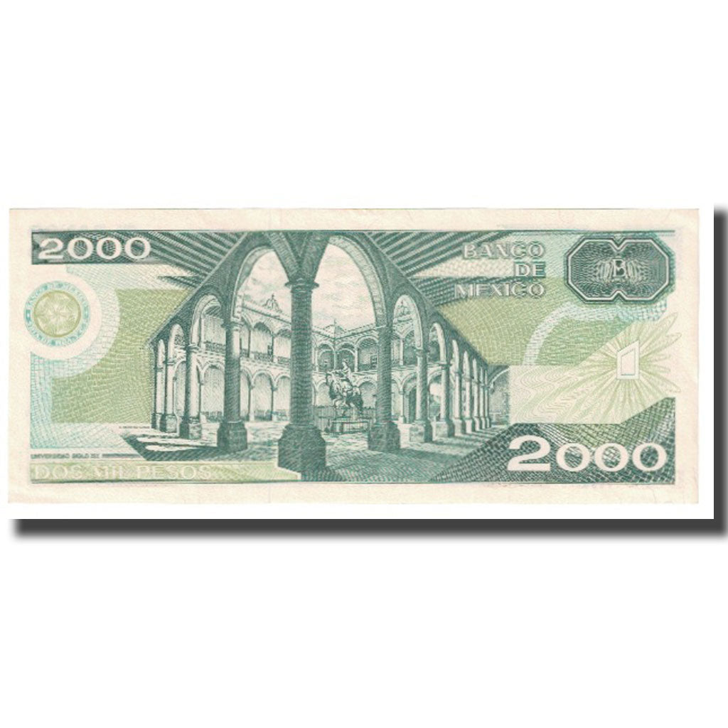 Banknote, Mexico, 2000 Pesos, 1987, 1987-02-24, KM:86b, AU(55-58)