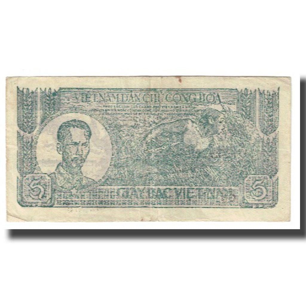 Banknote, Vietnam, 5 D<ox>ng, KM:17a, VF(20-25)