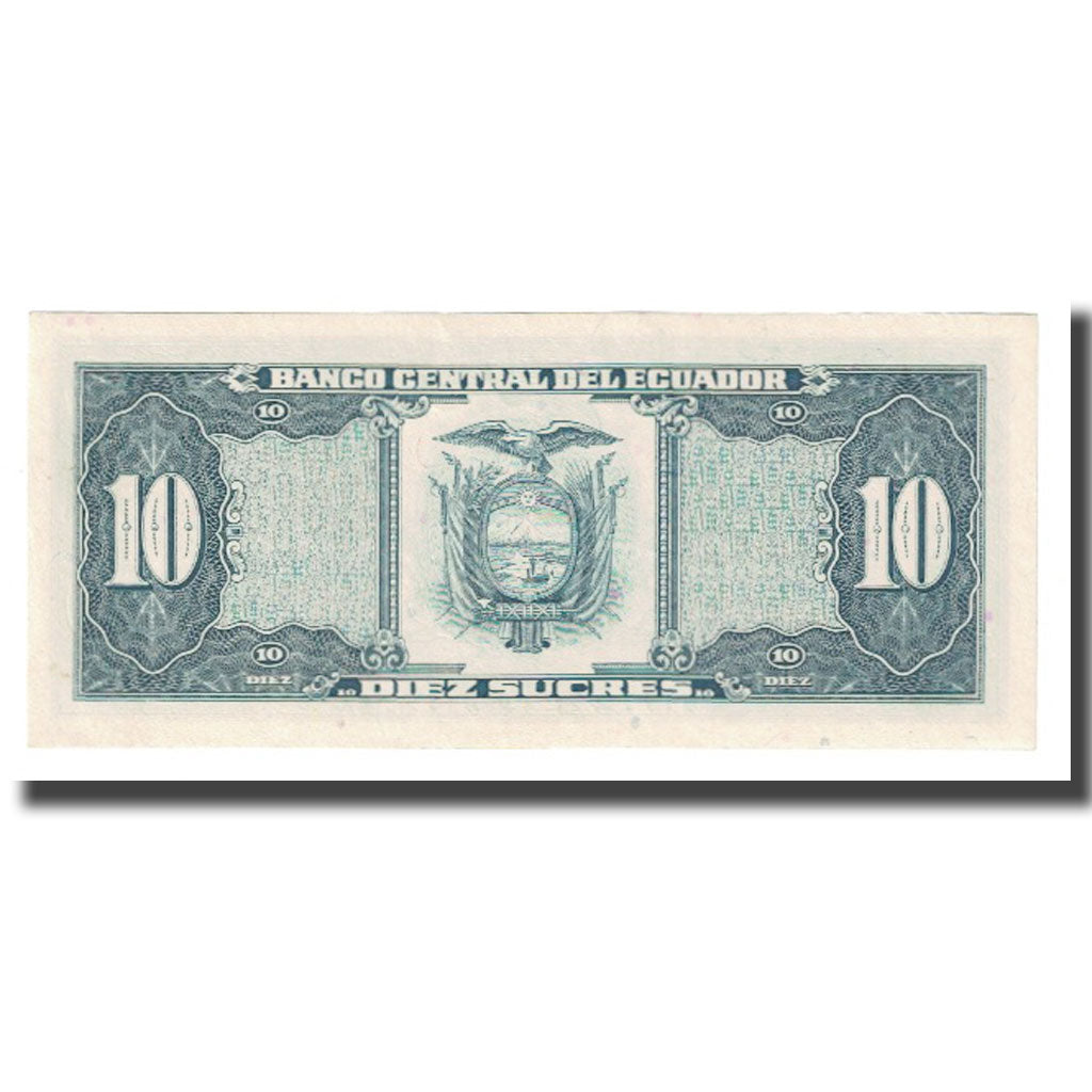 Banknote, Ecuador, 10 Sucres, 1986, 1986-04-29, KM:114a, UNC(63)