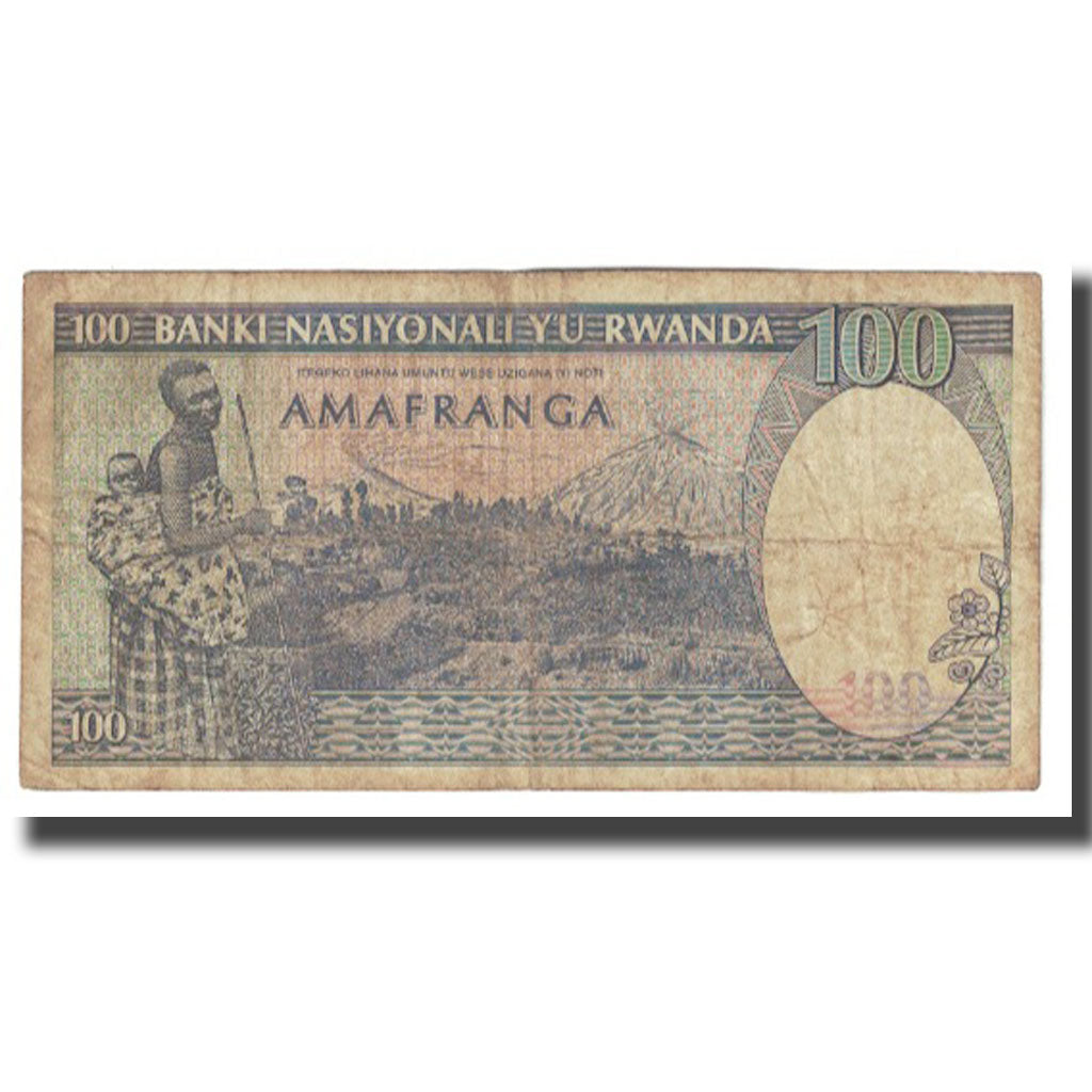 Banconote, Ruanda, 100 Francs, 1982, 1982-08-01, KM:19, MB