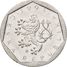 Czech Republic, 20 Haleru, 1993, AU(55-58), Aluminum, KM:2.1