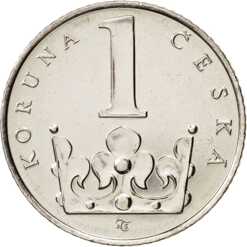 Monnaie, République Tchèque, Koruna, 1993, SUP+, Nickel plated steel, KM:7