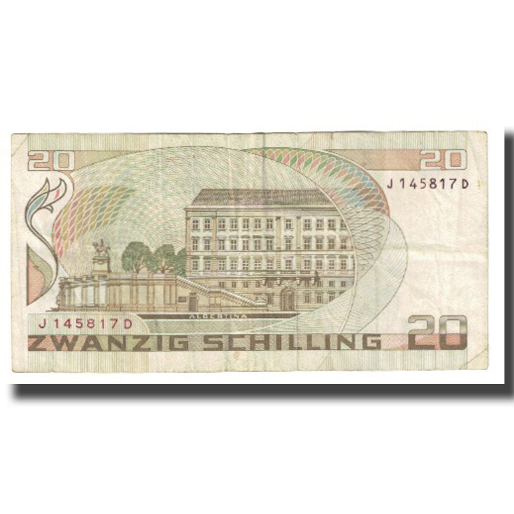Banknote, Austria, 20 Schilling, 1983, 1986-10-01, KM:148, EF(40-45)