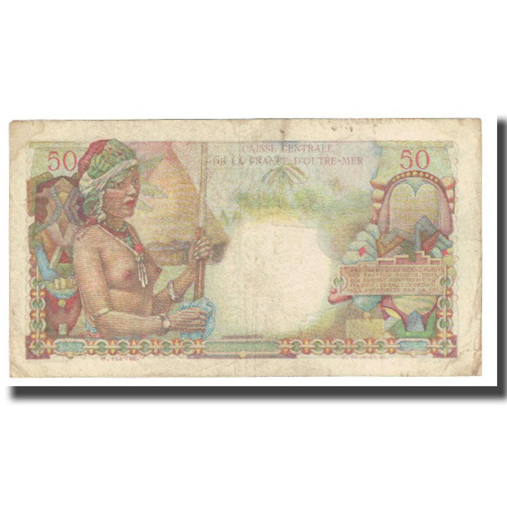Martinica, 50 Francs, BC, KM:30a