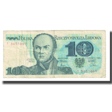 Banknote, Poland, 10 Zlotych, 1977, 1982-06-01, KM:148a, VF(20-25)