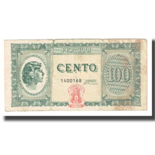 Banknot, Włochy, 100 Lire, KM:75a, VF(20-25)