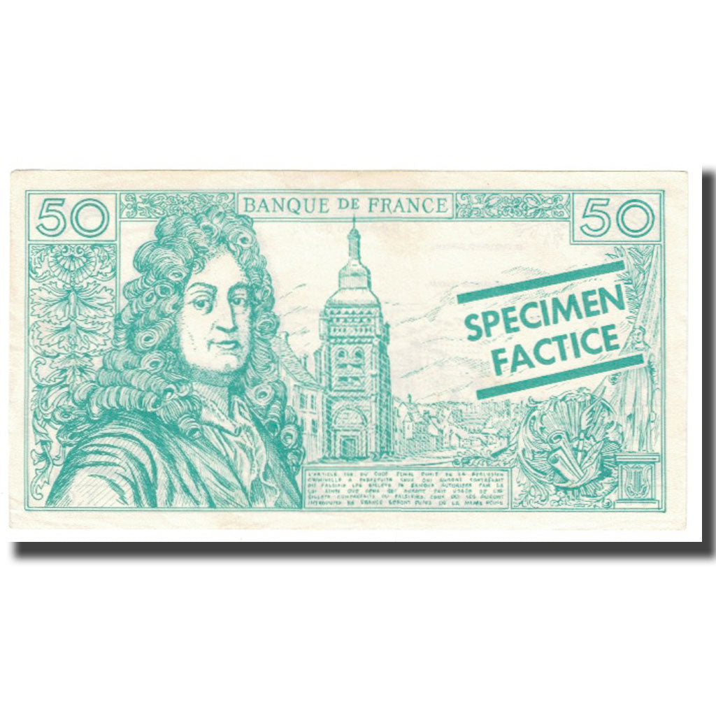 France, 50 Francs, FAKE SPECIMEN, AU(55-58)