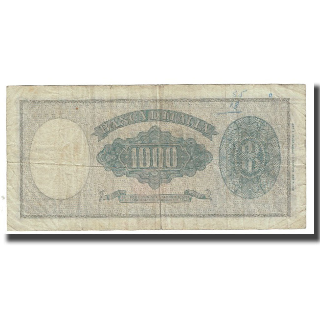Banknote, Italy, 1000 Lire, 1947, 1947-08-14, KM:83, VF(20-25)