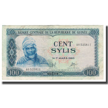 Banknote, Guinea, 100 Sylis, 1960, 1960-03-01, KM:26a, VF(20-25)