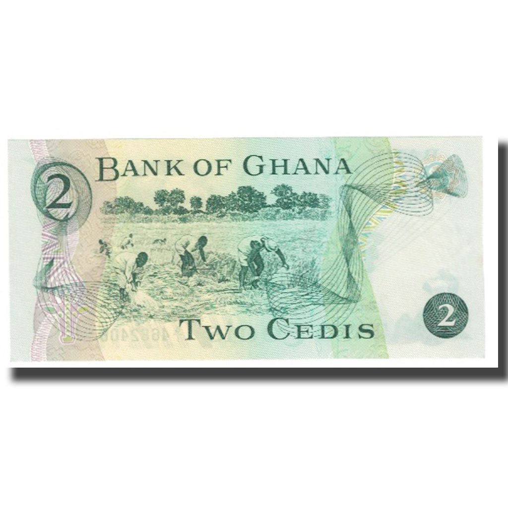 Banknote, Ghana, 2 Cedis, 1972, 1972-06-02, KM:14c, UNC(65-70)