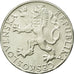 Münze, Tschechoslowakei, 50 Korun, 1948, VZ+, Silber, KM:25
