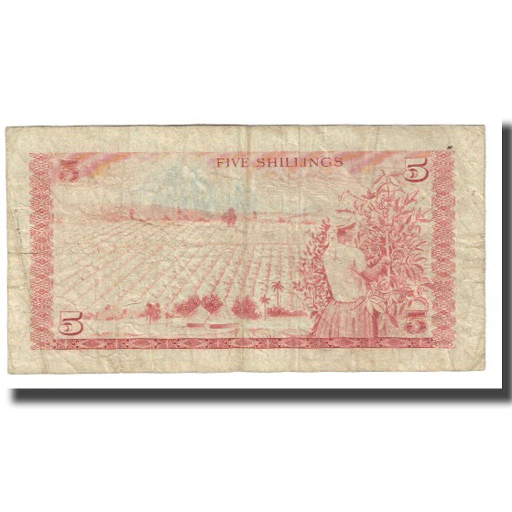 Banknote, Kenya, 5 Shillings, 1974, 1974-12-12, KM:11a, VF(20-25)