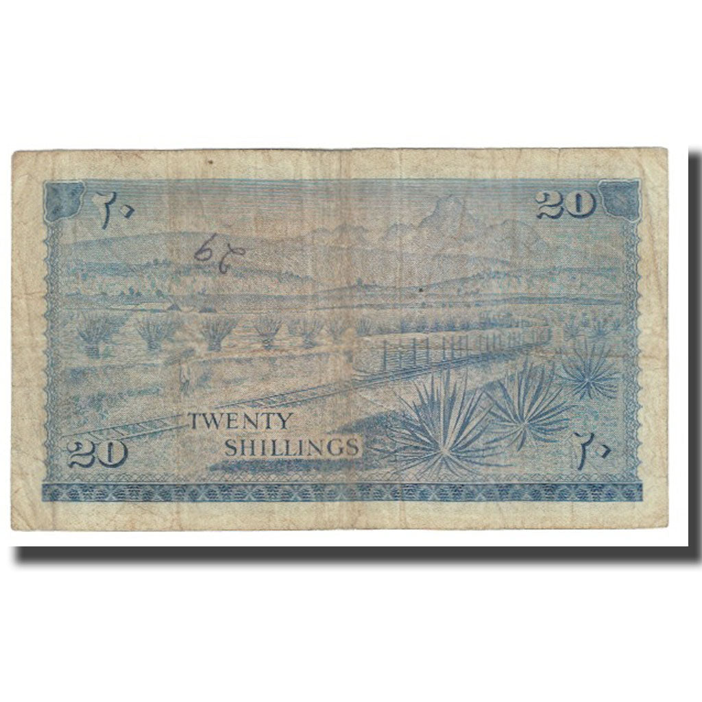 Banknote, Kenya, 20 Shillings, 1968, 1968-07-01, KM:3c, VF(20-25)