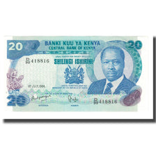 Geldschein, Kenya, 20 Shillings, 1984, 1984-07-01, KM:21c, UNZ