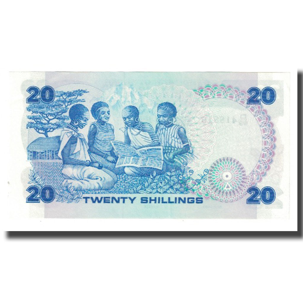 Banknote, Kenya, 20 Shillings, 1984, 1984-07-01, KM:21c, UNC(65-70)