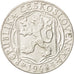 Cecoslovacchia, 100 Korun, 1948, SPL-, Argento, KM:26