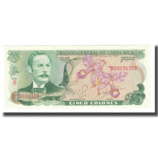 Banknote, Costa Rica, 5 Colones, 1981, 1981-03-12, KM:236d, UNC(65-70)