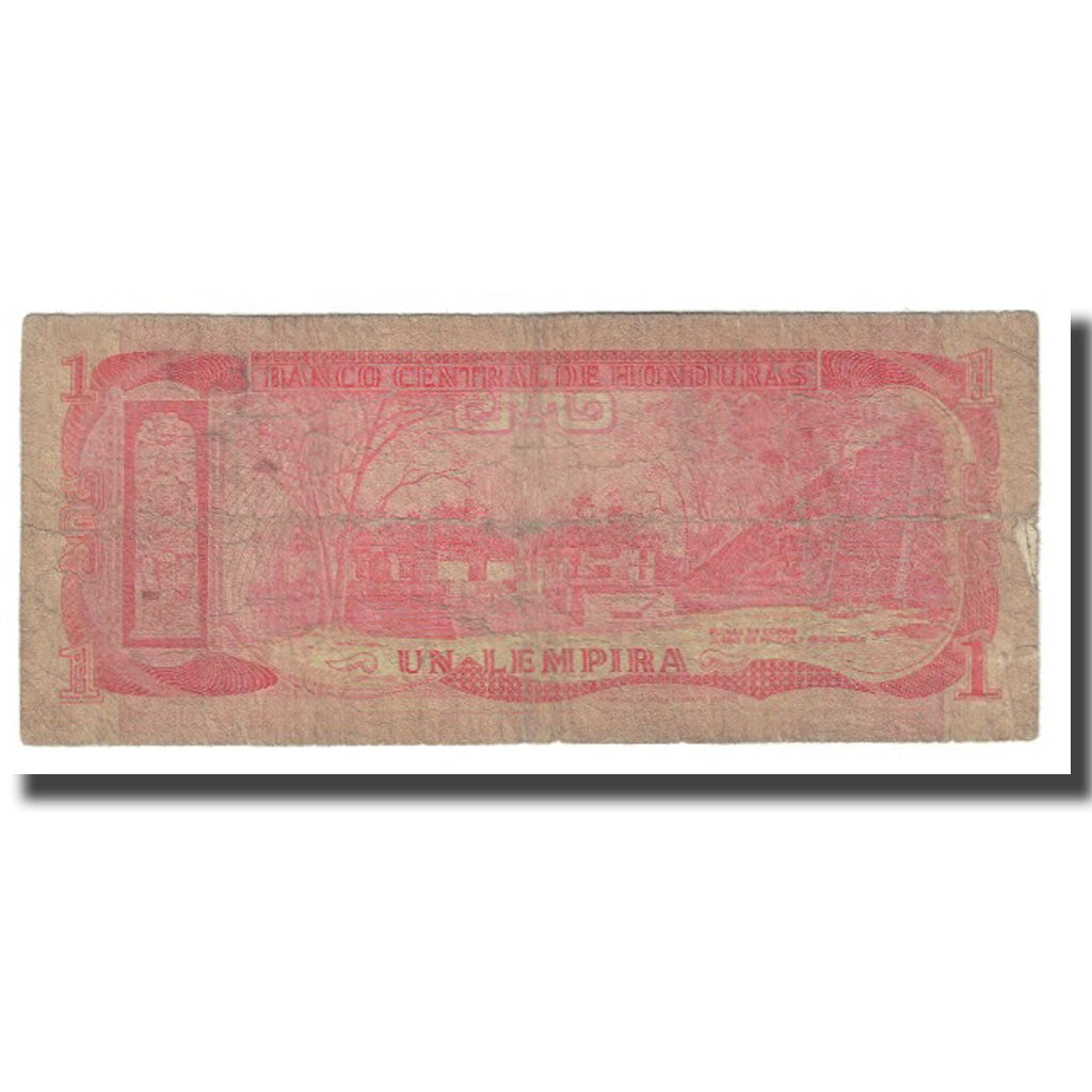 Banknote, Honduras, 1 Lempira, 1978, 1978-06-30, KM:55b, VF(20-25)