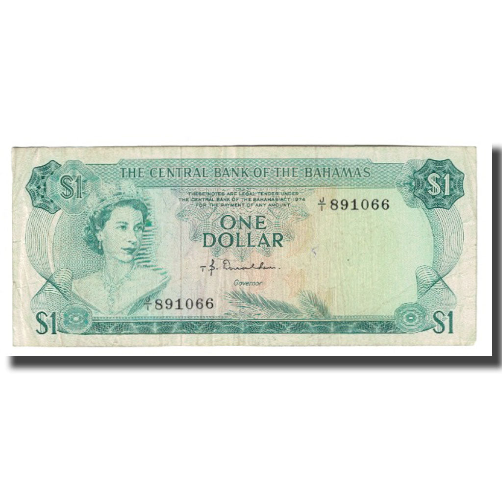 Banconote, Bahamas, 1 Dollar, 1974, KM:35a, MB
