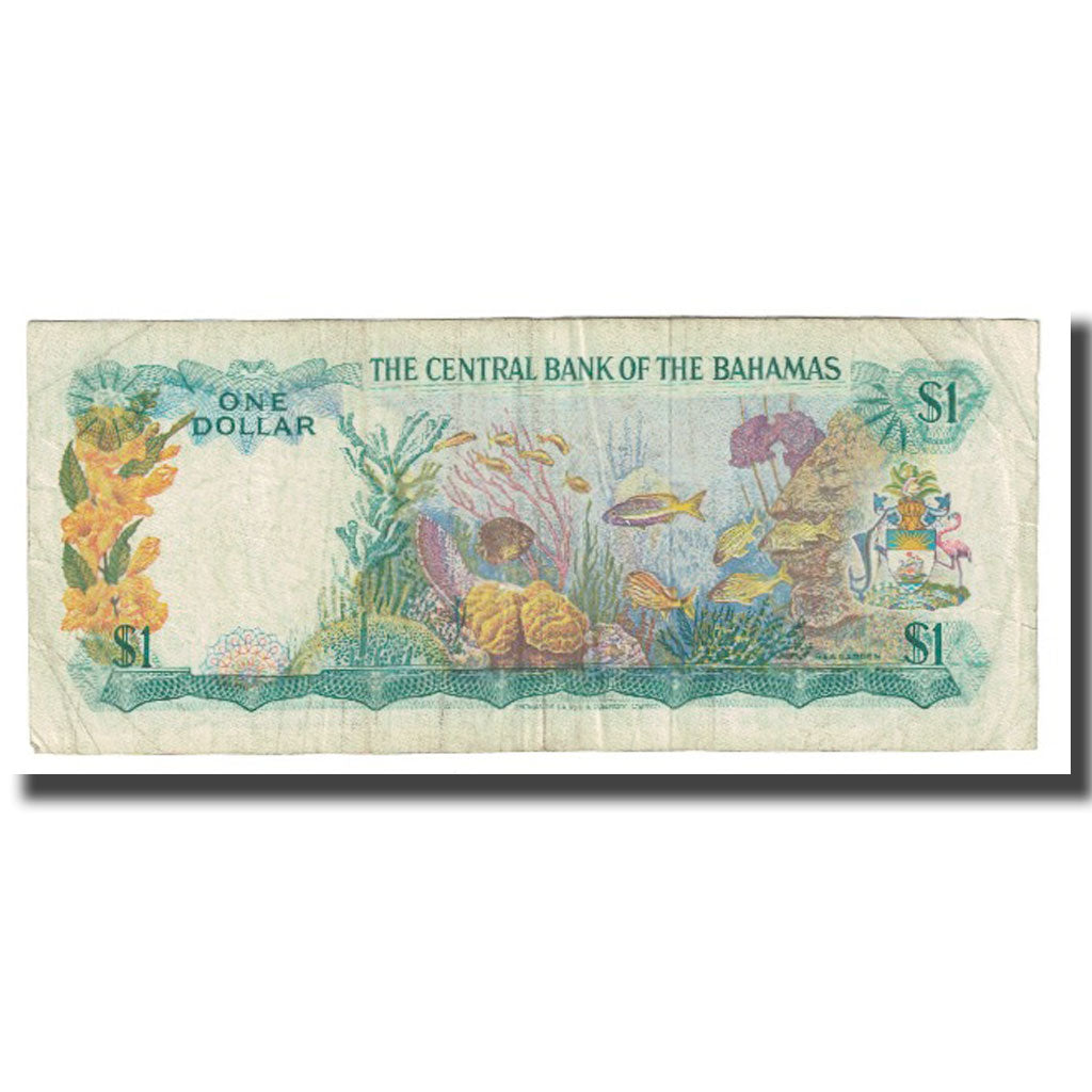 Banconote, Bahamas, 1 Dollar, 1974, KM:35a, MB