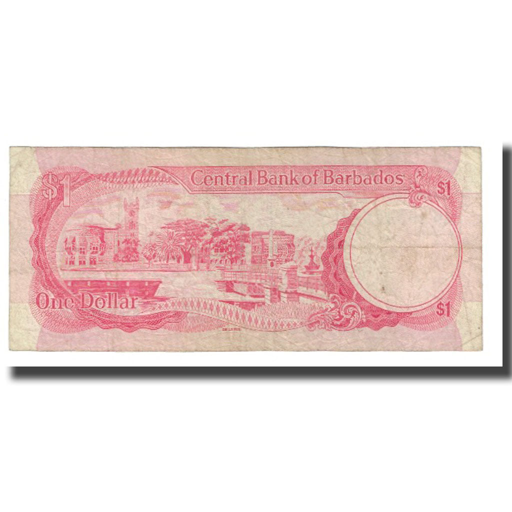 Billete, 1 Dollar, Barbados, KM:29a, BC