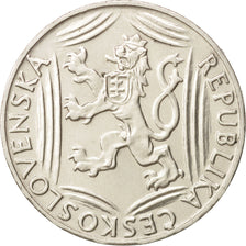 Cecoslovacchia, 100 Korun, 1948, SPL-, Argento, KM:27