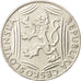 Cecoslovacchia, 100 Korun, 1948, SPL-, Argento, KM:27