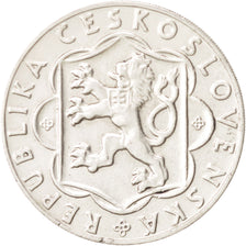 Czechoslovakia, 10 Korun, 1954, AU(50-53), Silver, KM:40