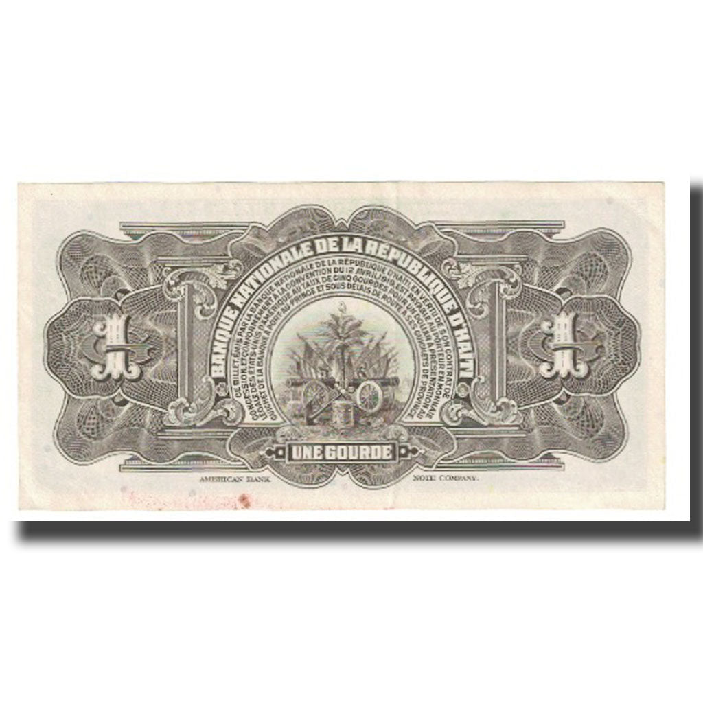 Billete, 1 Gourde, Haití, KM:190a, MBC