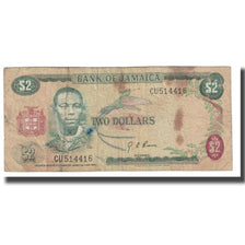 Billete, 2 Dollars, Jamaica, KM:69d, BC