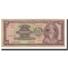 Banknote, Brazil, 10,000 Cruzeiros, KM:182Ba, VF(20-25)