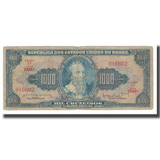 Banknote, Brazil, 1000 Cruzeiros, KM:173a, VF(20-25)