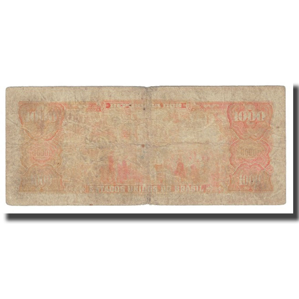 Banknote, Brazil, 1000 Cruzeiros, KM:173a, VF(20-25)