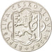 Czechoslovakia, 25 Korun, 1954, AU(50-53), Silver, KM:41
