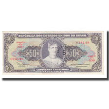 Banknote, Brazil, 50 Cruzeiros, KM:179, AU(55-58)