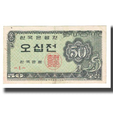 Banknote, South Korea, 50 Jeon, KM:29a, EF(40-45)