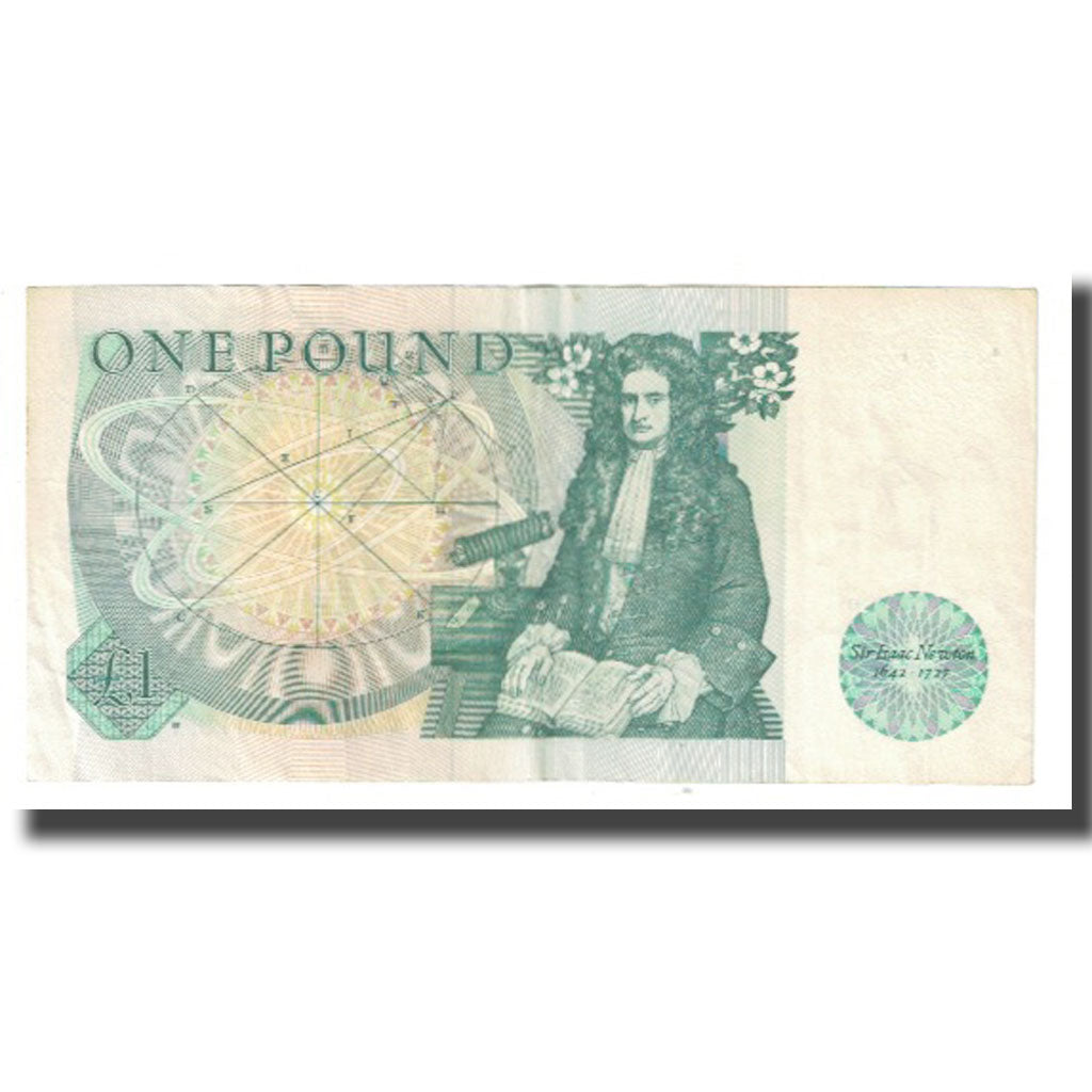 Billet, Grande-Bretagne, 1 Pound, KM:377a, TTB