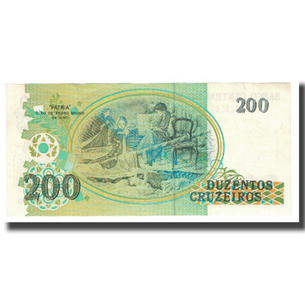 Banknote, Brazil, 200 Cruzados Novos, KM:221a, UNC(63)