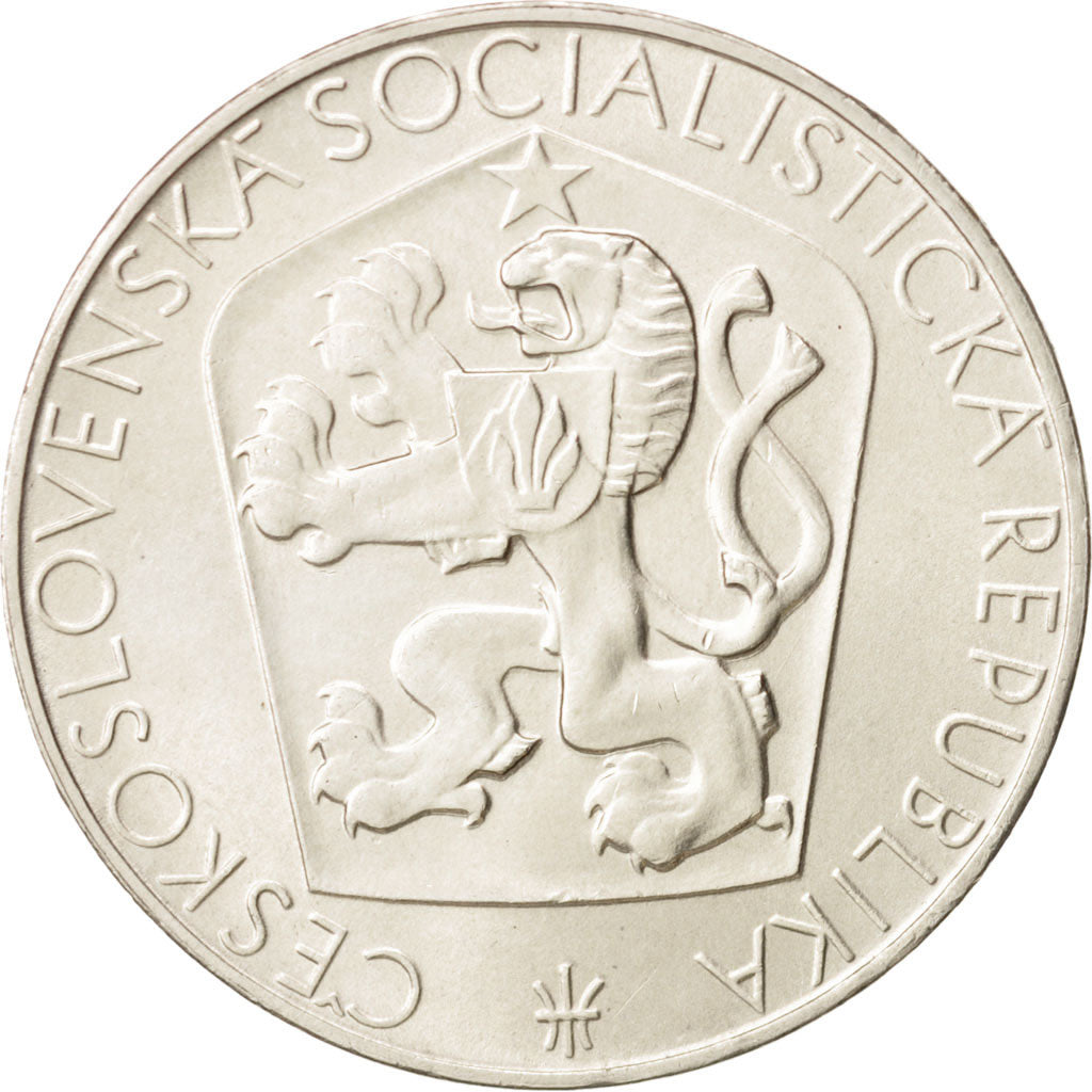 Cecoslovacchia, 25 Korun, 1965, SPL-, Argento, KM:59