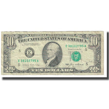 Billet, États-Unis, Ten Dollars, 1985, TB