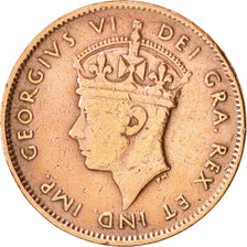 NEWFOUNDLAND, Small Cent, 1943, Royal Canadian Mint, Ottawa, TB+, Bronze, KM:18