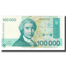 Banknote, Croatia, 100,000 Dinara, 1991-1993, 1993-05-30, KM:27A, UNC(63)