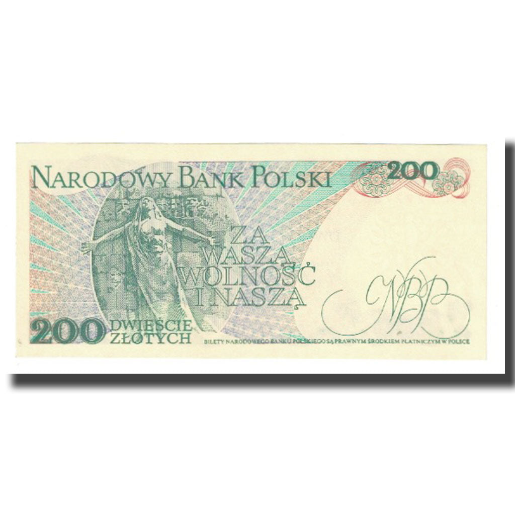 Billet, Pologne, 200 Zlotych, 1986, 1986-06-01, KM:144c, NEUF